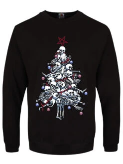 Pile O' Bones Men's Black Christmas Jumper