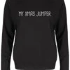 My Xmas Jumper Ladies Black Slounge Christmas Jumper