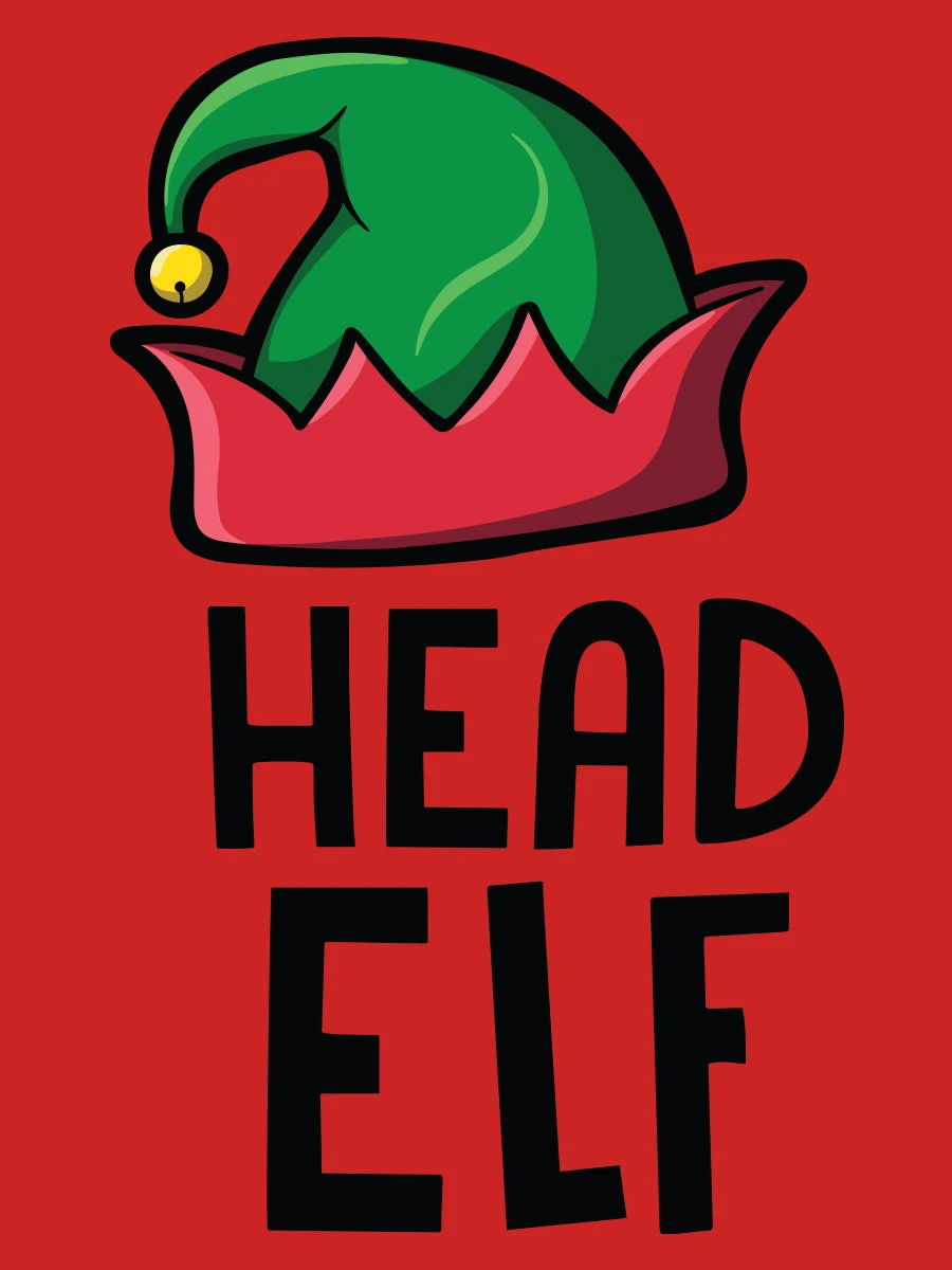 Head Elf Men's Red Christmas Jumper - Image 3