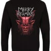 Merry Krampus Black Christmas Jumper