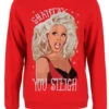 Shantay You Sleigh Drag Queen Ladies Red Christmas Jumper