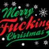 Merry Fucking Christmas Greet Tin Card