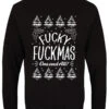Fucky Fuckmas One And All Men's Black Christmas Jumper