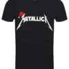 Metallica Santa Hat Men's Black Christmas T-Shirt