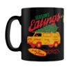 Stranger Things 4 Christmas Seasons Eatings Black Mug