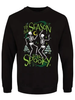 Tis The Season To Be Spooky Black Christmas Jumper