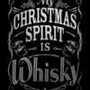My Christmas Spirit Is Whisky Mini Mirrored Tin Sign