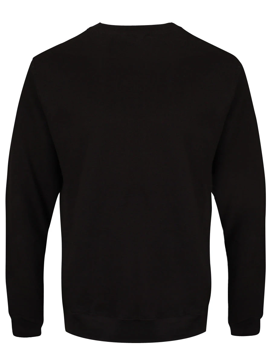 Are You Familiar With Christmas Snake? Men's Black Christmas Jumper - Image 2